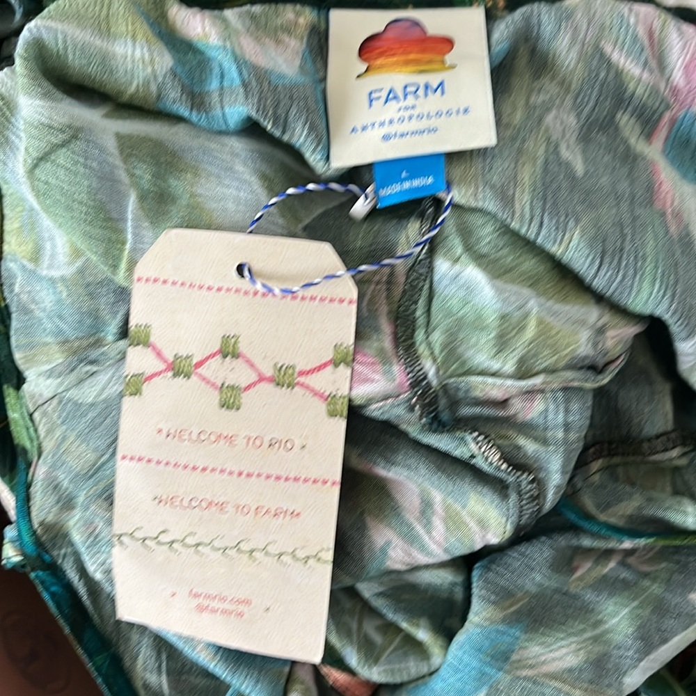 NWT | FARM Rio Foliage Jungle Cutout Cover-Up | Sz L - Picture 7 of 8